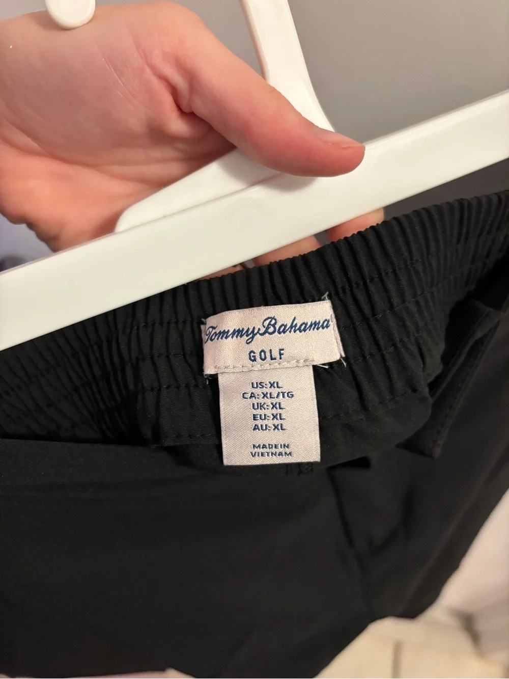 Tommy Bahama Black Flat Front Men’s Shorts